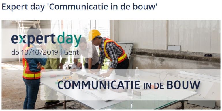 Expert day ‘Communicatie in de Bouw’ in Gent - 10-10-2019 - Pixii