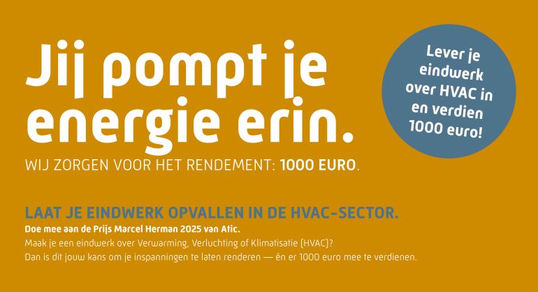 Prijs Marcel Herman - Eindwerken HVAC 2025 - Schrijf je nu in!