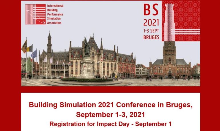 Building Simulation 2021 Conference in Bruges
