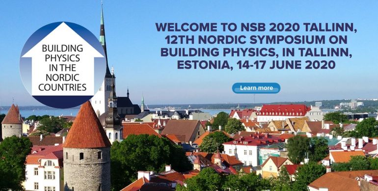 NSB 2020 Building Physics Conference   abstract submission deadline, September 30, 2019